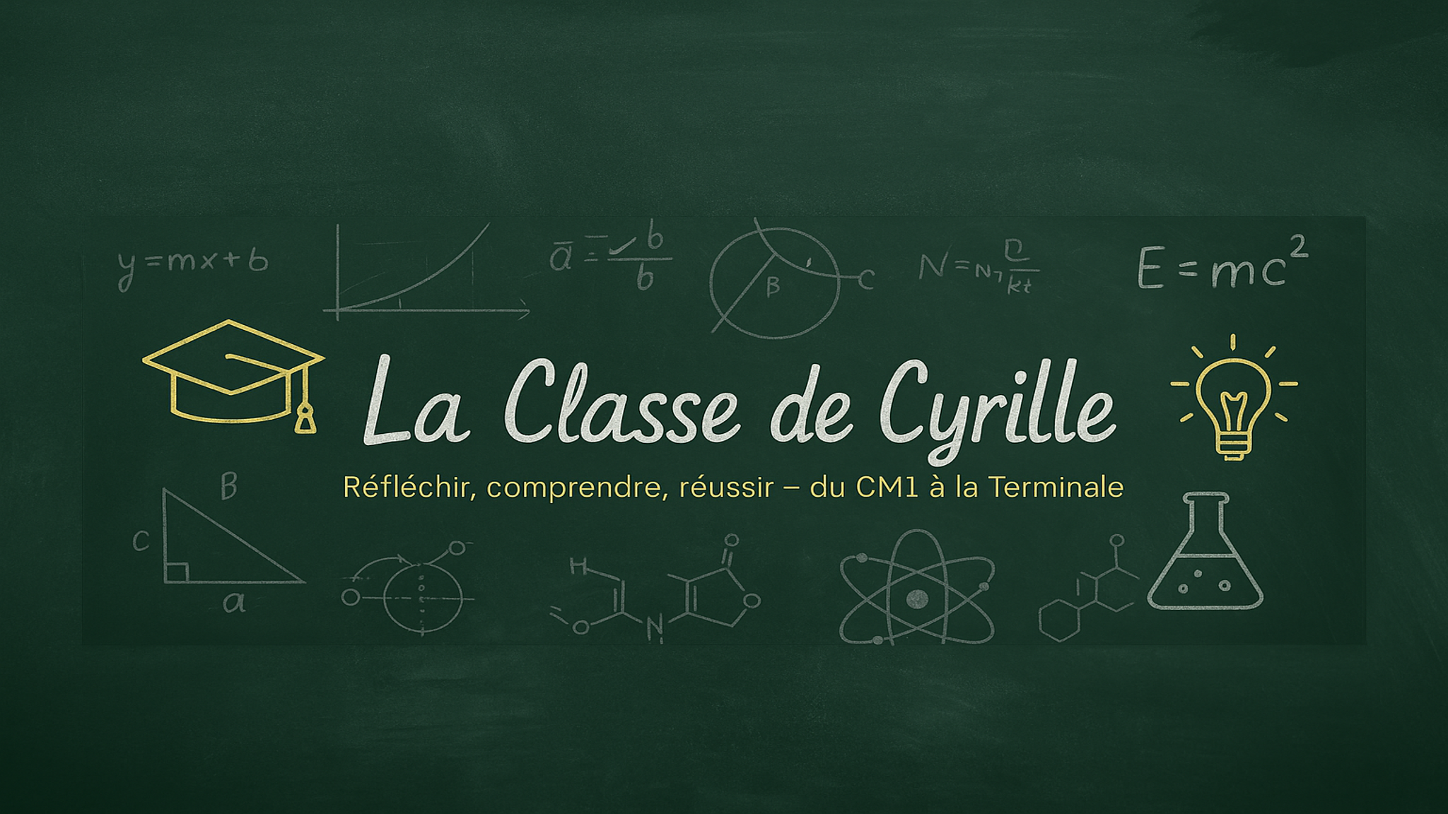 La Classe de Cyrille — mathématiques, physique et chimie en ligne
